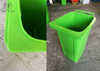 صناديق قمامة بلاستيكية حمراء / خضراء ، 240 لتر بنقل ذيل التسوية بن النفايات لإعادة تدوير الورق