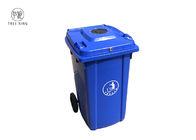 تخصيص إعادة التدوير Locakable القمامة بهلوانية بالدراجة بن 240l الأزرق مع أغطية زجاجة مغلق